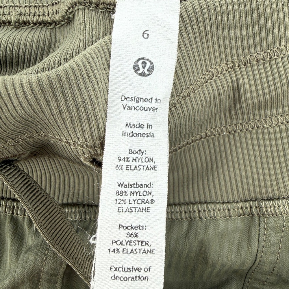 Lululemon Dance Studio Mid-Rise Jogger Carob Brown Green Women 6 Active W5ENMS - Picture 5 of 7
